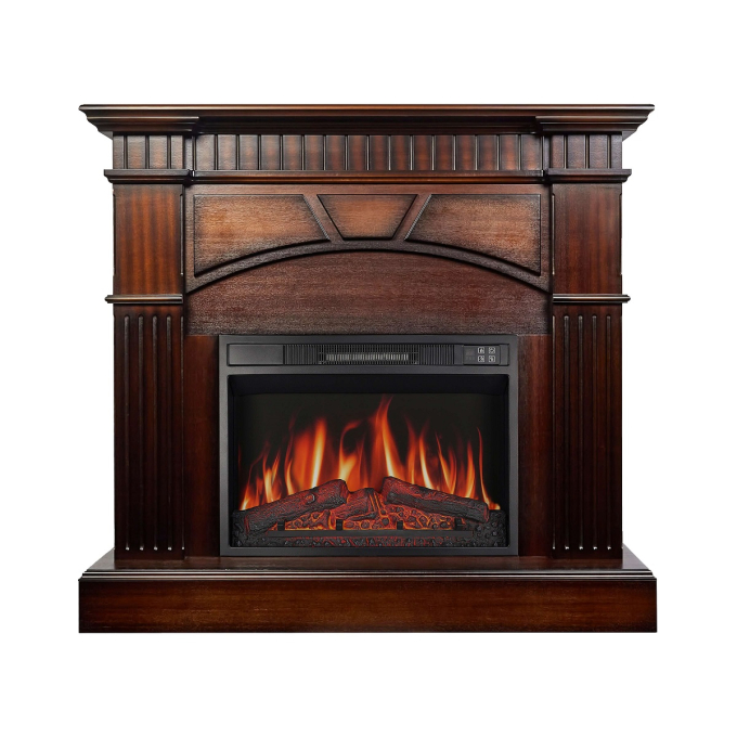Електрокамін ArtiFlame York AF23S махагон коричневий антик фото 1