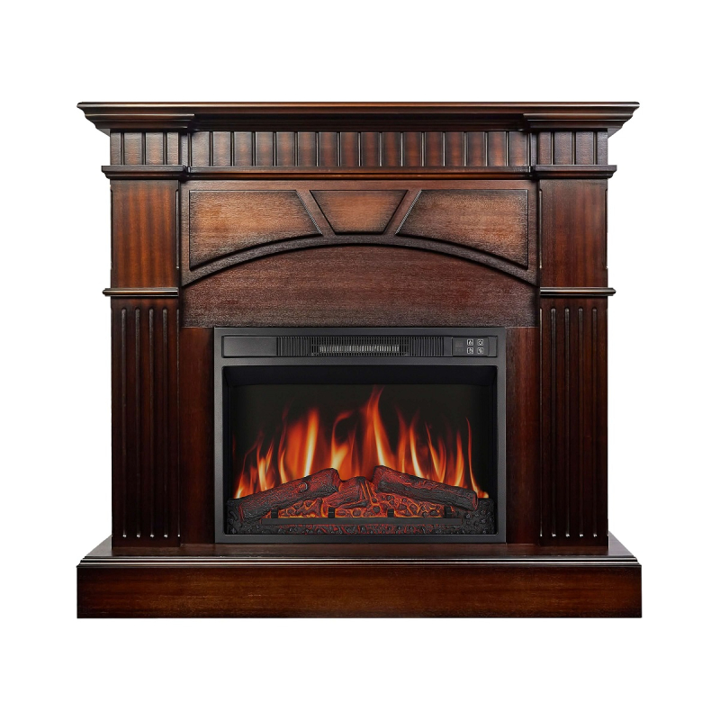 Электрокамин ArtiFlame York AF23S махагон коричневый антик фото 1