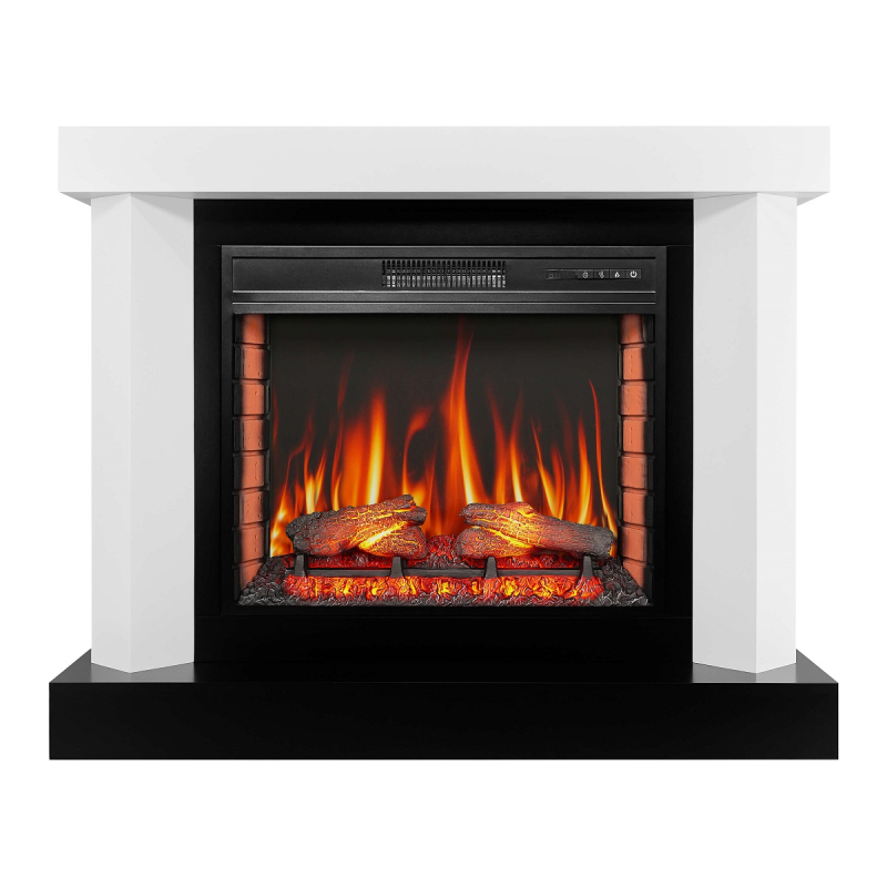 Электрокамин ArtiFlame Yukon AF28S белый фото 1