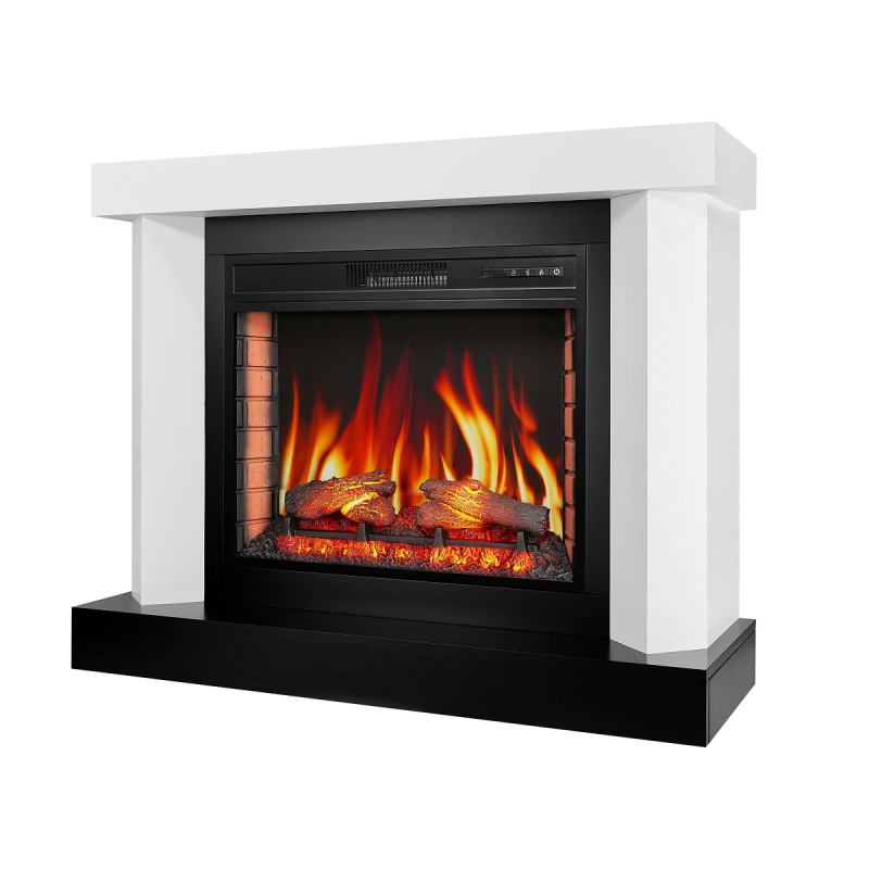Электрокамин ArtiFlame Yukon AF28S белый фото 3