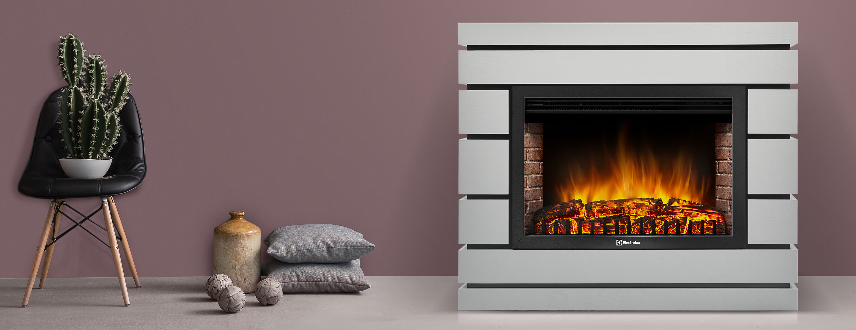 Електричний камін Electrolux Classic EFP/P 3020LS Електрокамін Electrolux Classic EFP/P 3020LS в інтер'єрі