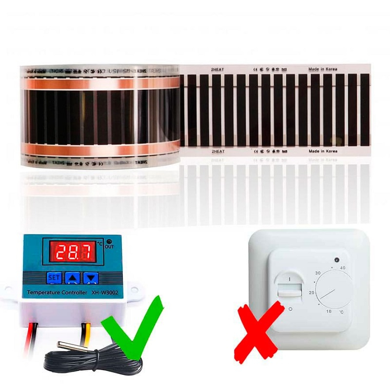 Инфракрасная пленка Heat Plus HP-SPN-302-100-DC24, 1 м.п фото 4
