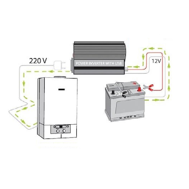 Інвертор Changi CJ 600Q 12 V 600 W фото 7