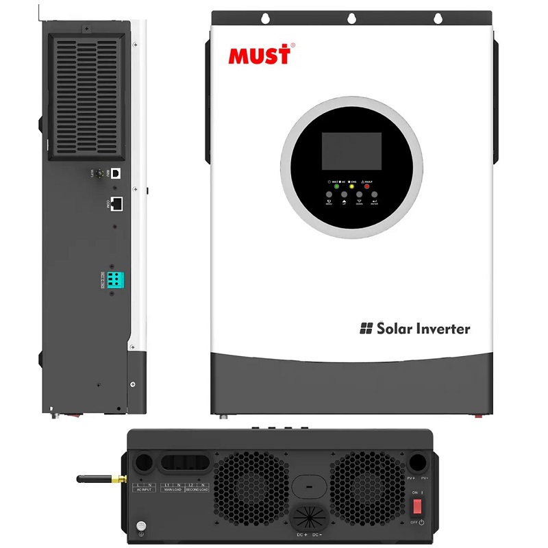 Гібридний інвертор Must PV18-3624 PREM 3.6 кВт 24 В PV400V Wi-Fi фото 3