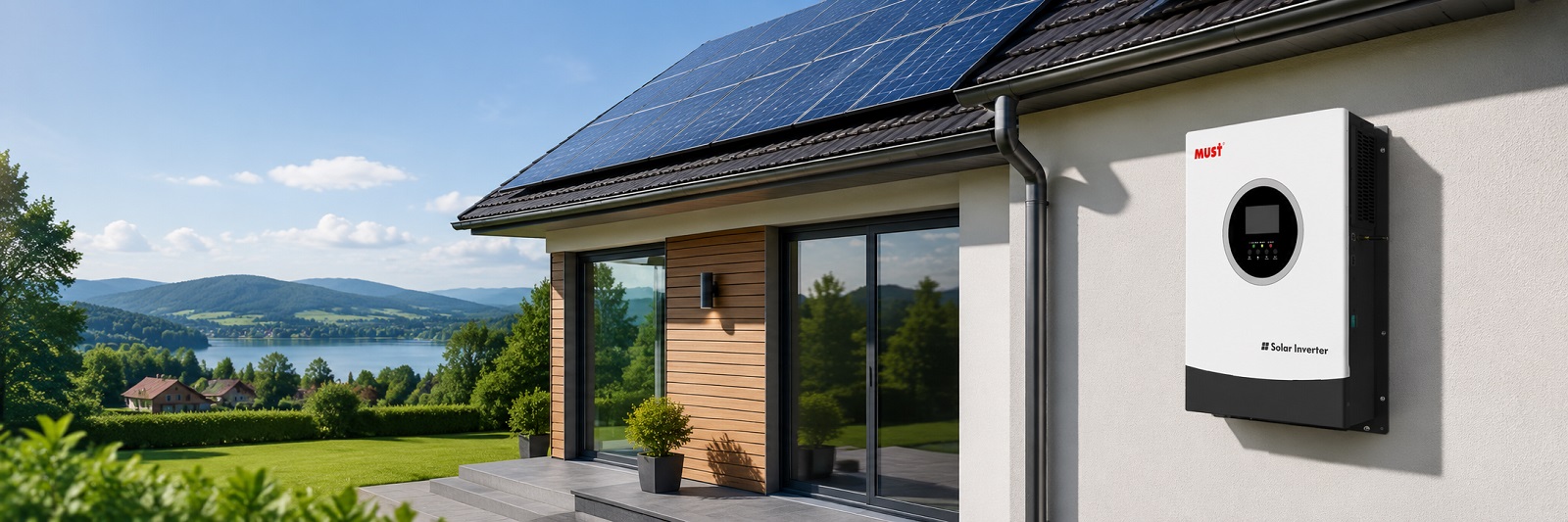 Гибридный солнечный инвертор Must PV18-3624 PREM 24 В PV400V MPPT 100 A Wi-Fi мощность 3600 Вт