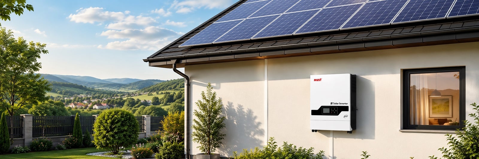 Гібридний сонячний інвертор Must PV18-8048 PRO II 48В 2хPV500V потужність 8 кВт