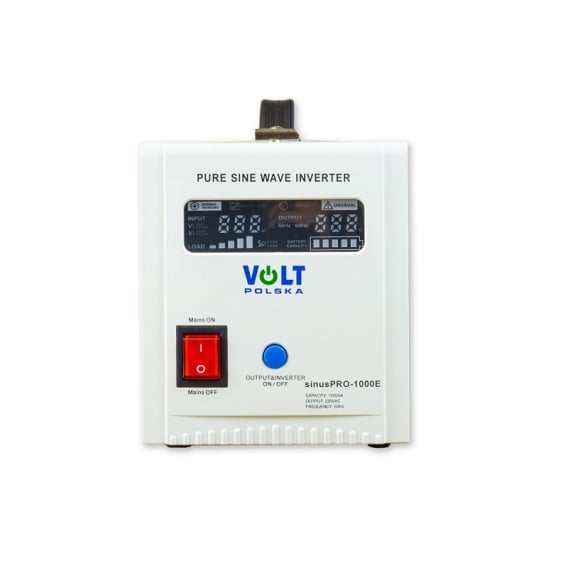 Инвертор Volt Polska Sinus PRO 1000 Е 12/230V (700/1000W) фото 1