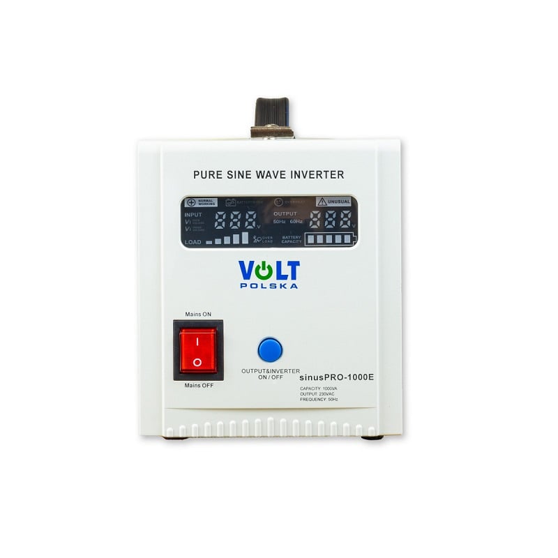 Инвертор Volt Polska Sinus PRO 1000 Е 12/230V (700/1000W) фото 1