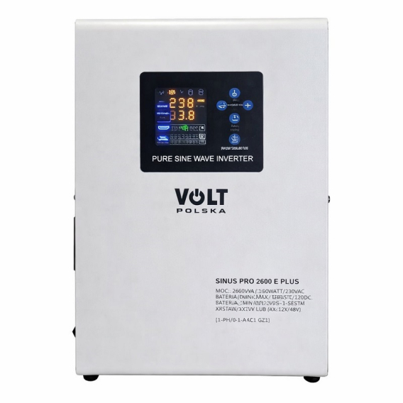 Инвертор Volt Polska Sinus PRO 2600 E PLUS 24/230V (1800/2600W) фото 1
