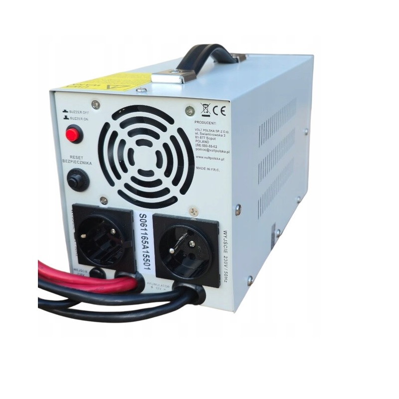 Инвертор Volt Polska Sinus PRO 1100 E PLUS 12/230V (700/1100W) фото 5
