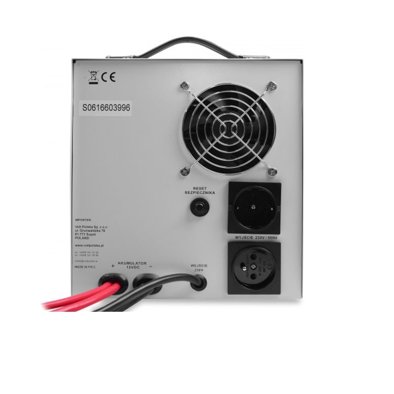 Інвертор Volt Polska Sinus PRO 2000 Е 12/230V (1250/2000W) фото 4