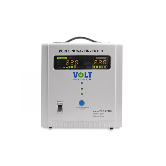 Інвертор Volt Polska Sinus PRO 2200 E 12/230V (1600-2200W) фото 1