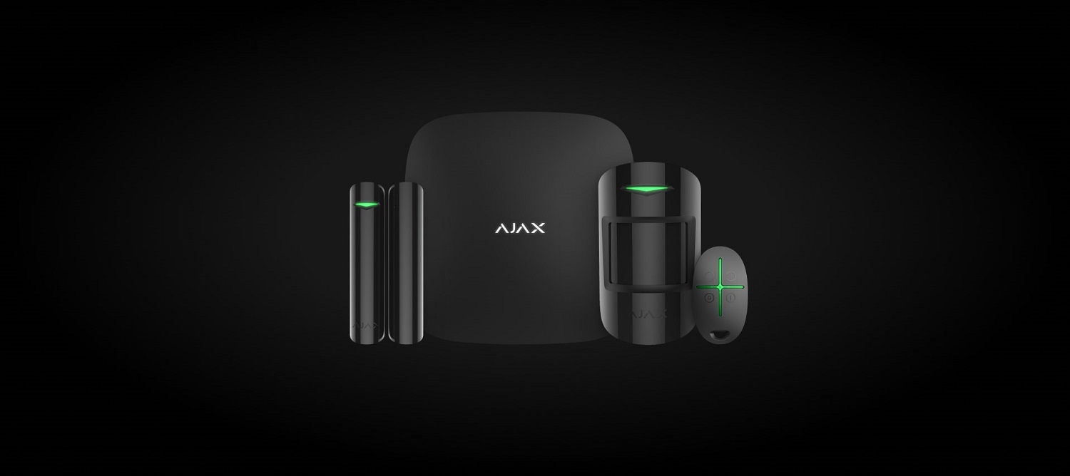 Стартовий комплект охоронної сигналізації Ajax StarterKit 2 Black