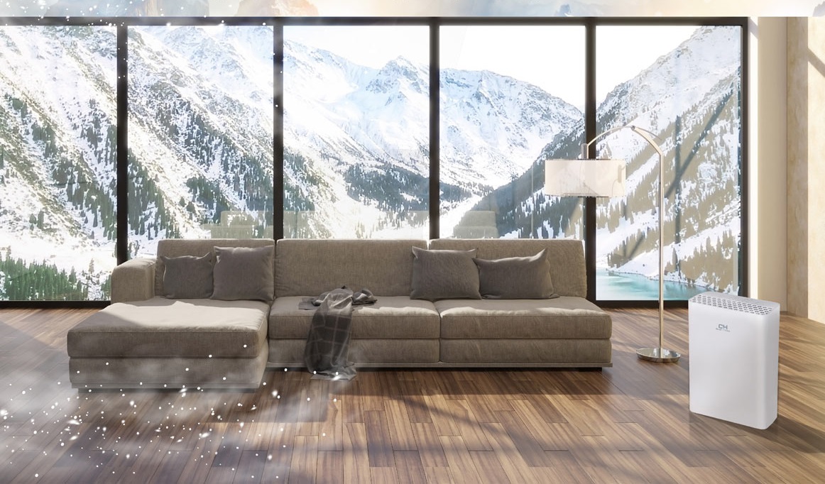 Очиститель Cooper&Hunter CH-P55W5I Tien-shan в современном интерьере