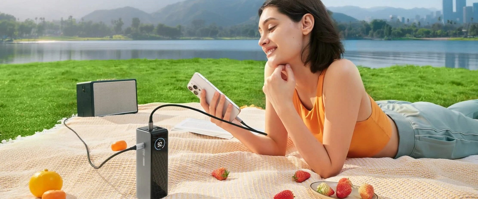 Мобільна зарядка EcoFLow RAPID Power Bank 25000mAh