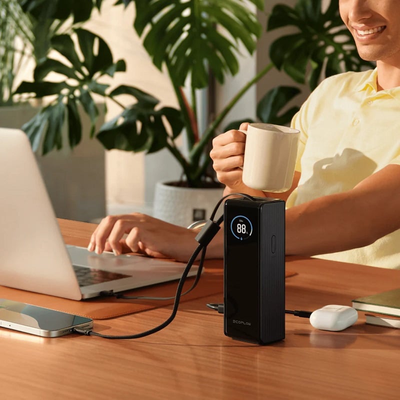 Повербанк EcoFLow RAPID Power Bank 25000mAh Чорний фото 12