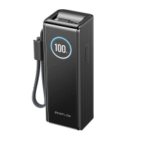 Повербанк EcoFLow RAPID Power Bank з кабелями 25000mAh Чорний
