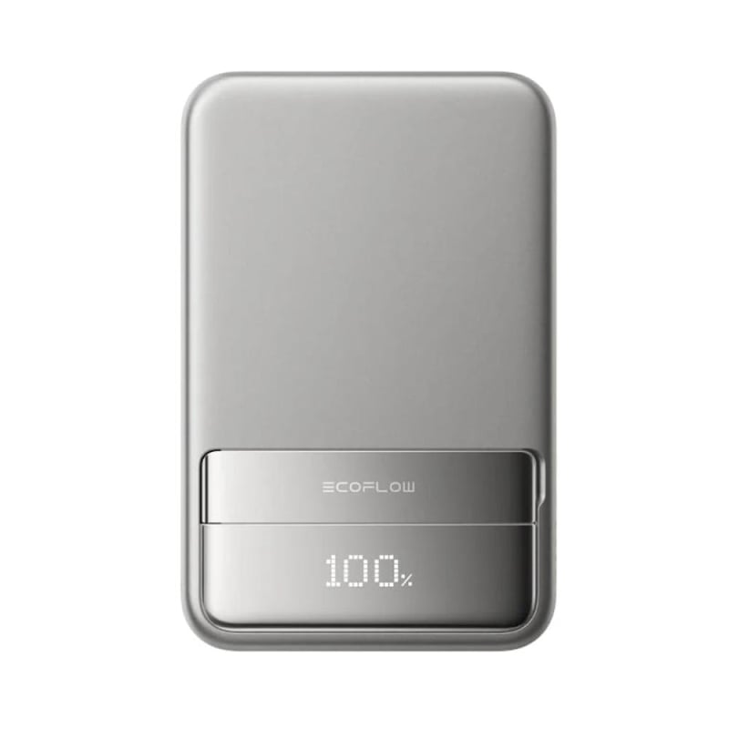 Повербанк EcoFLow RAPID Magnetic Power Bank 10000 Silver фото 1