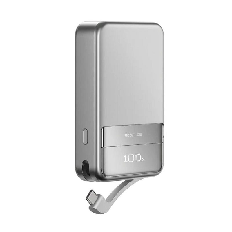 Повербанк EcoFLow RAPID Magnetic Power Bank 10000 Silver фото 3