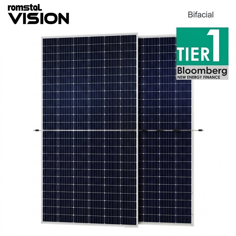 Солнечная панель Romstal Vision Bifacial Mono 650 Вт фото 1