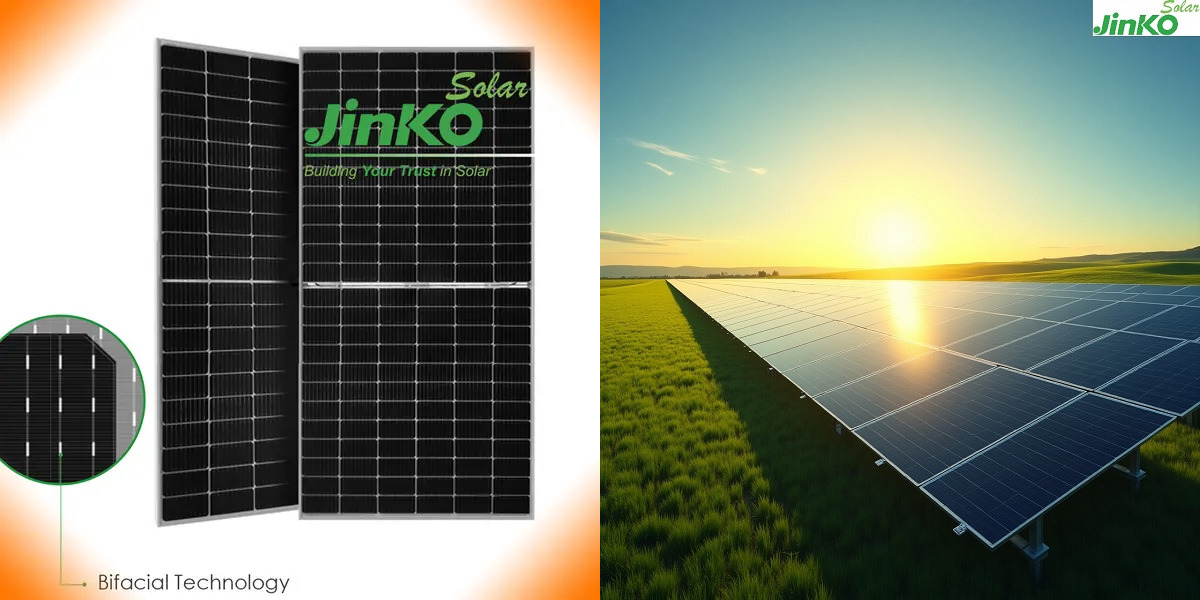 Сонячна панель Jinko Solar технологія bifacial full black Сонячна панель Jinko Solar bifacial technology