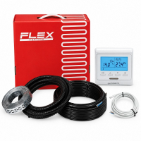 Нагрівальний кабель Flex EHC – 5 м, 88 Вт + програмований терморегулятор
