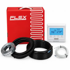 Нагрівальний кабель Flex EHC – 25 м, 438 Вт + програмований терморегулятор