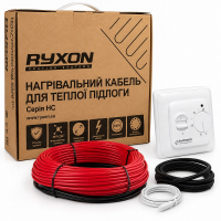 Нагрівальний кабель Ryxon HC-20 – 5 м, 100 Вт + механічний терморегулятор