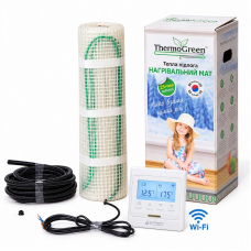 Нагрівальний мат Thermogreen TGMT 9 м² + Wi-Fi терморегулятор