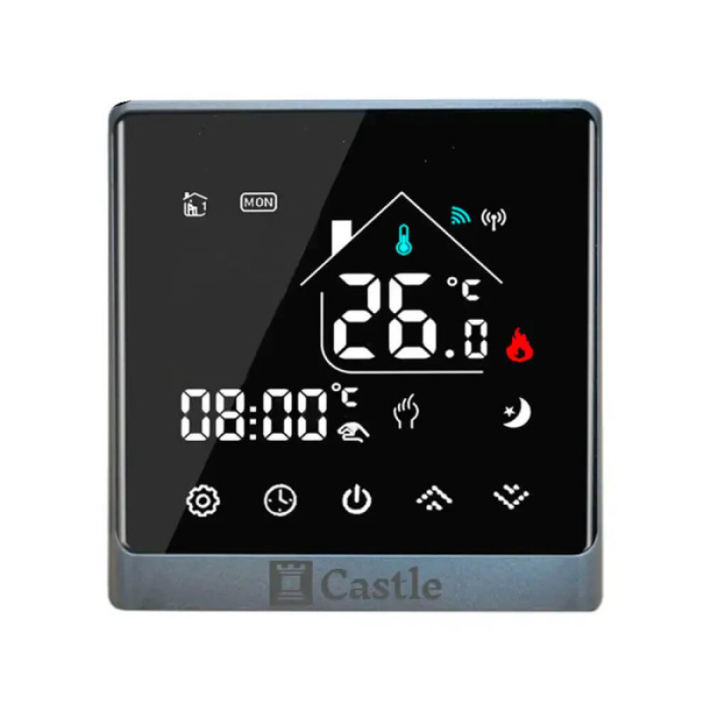 Терморегулятор Castle AC8400G Черный-Серебро фото 1