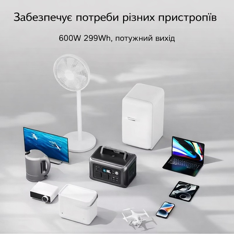 Зарядна станція Allpowers R600, 600 Вт, 299 Вт*г фото 10
