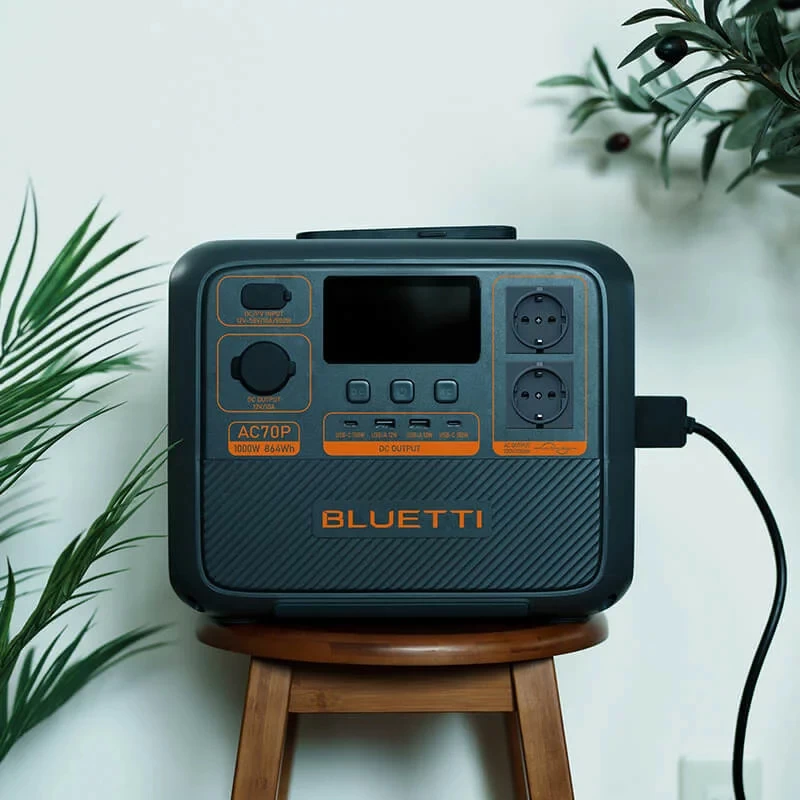 Зарядная станция Bluetti AC70P, 1000 Вт фото 11