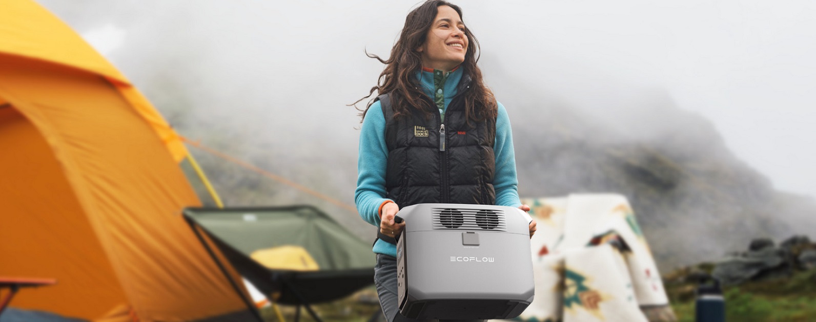 Енергостанція EcoFlow DELTA 1500 для походів та подорожей