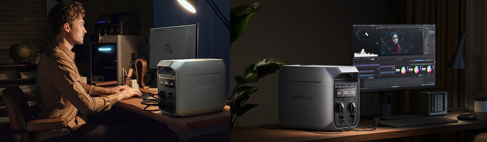 Зарядна станція EcoFlow DELTA 3 Plus, NAS і протокол HID