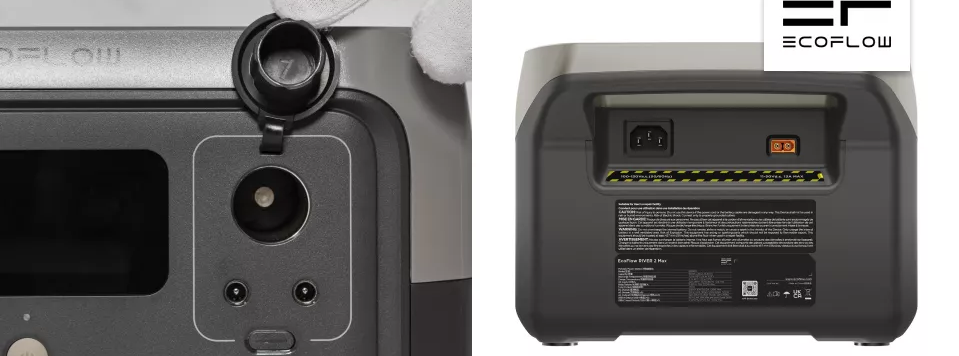 Зарядна станція EcoFlow RIVER 2 Max, 500 Вт, 572 Вт год Автономна зарядна батарея EcoFlow RIVER 2 Max, 500 Вт