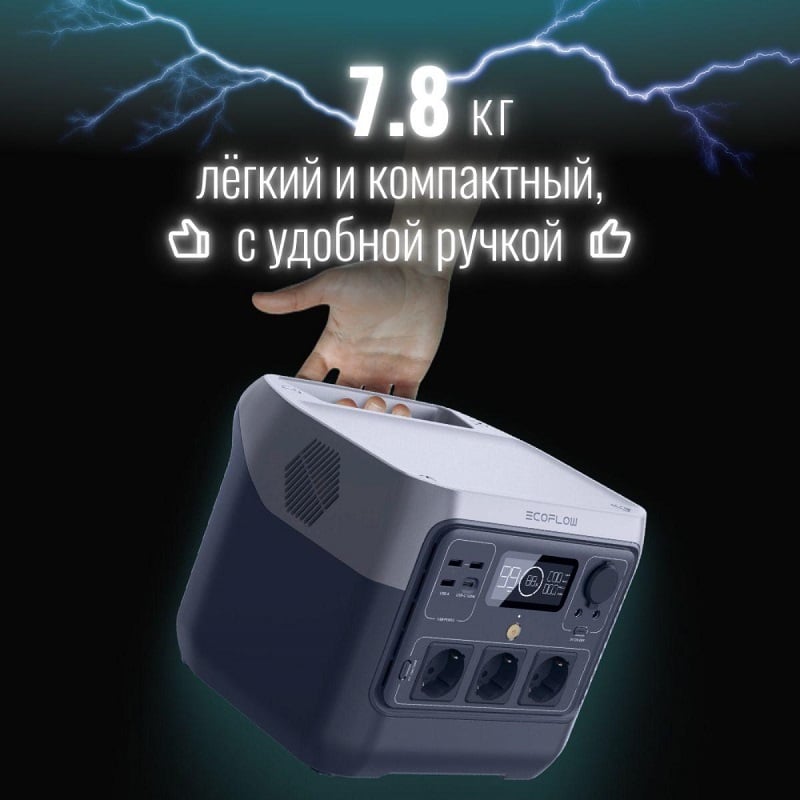 Зарядная станция EcoFlow RIVER 2 Pro, 800 Вт фото 7