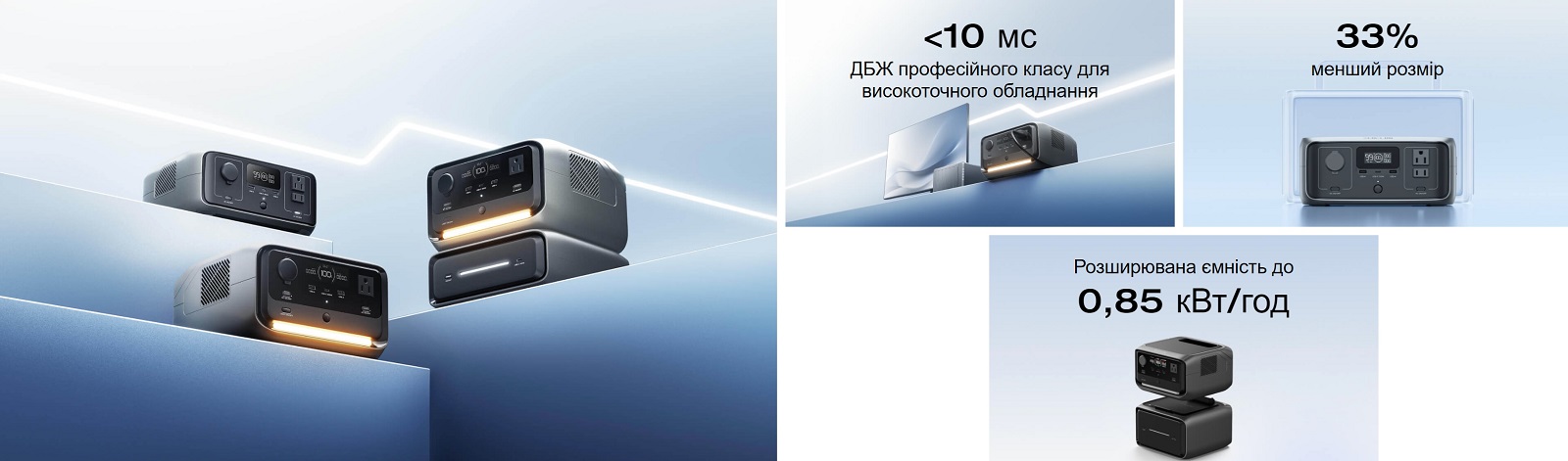 Зарядна станція EcoFlow RIVER 3 PLUS Max, 600 Вт, 572 Вт год Автономна зарядна батарея EcoFlow RIVER 3 Max, 600 Вт