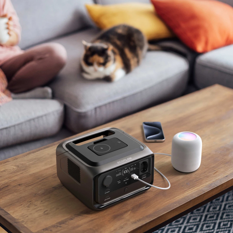 Зарядная станция EcoFlow RIVER 3 PLUS Wireless, 600 Вт фото 12