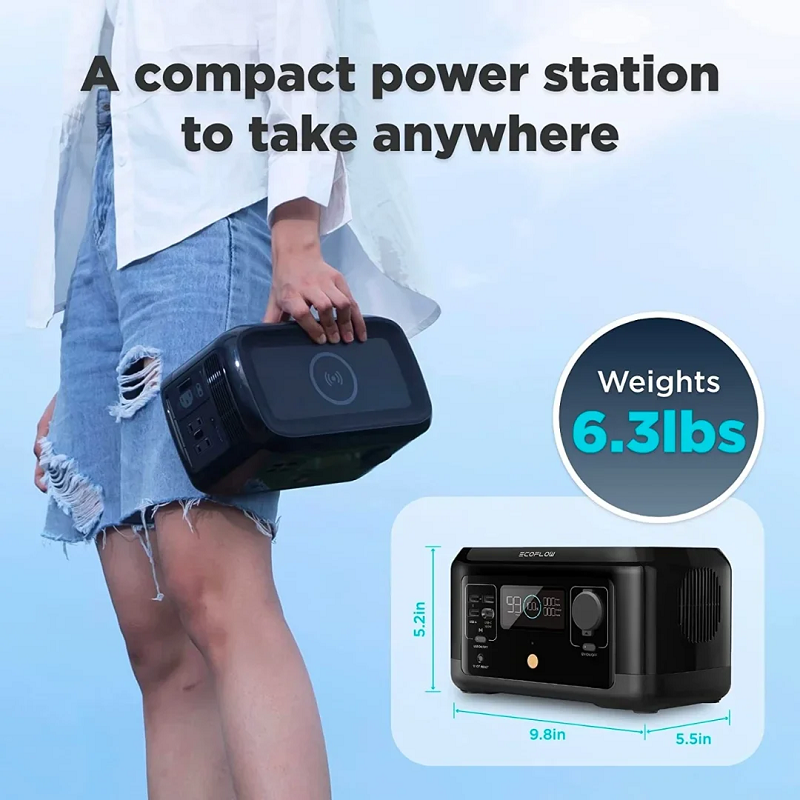 Зарядная станция EcoFlow RIVER mini, 300 Вт Wireless фото 5