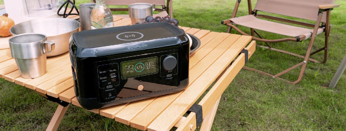Мобільна зарядна станція EcoFlow RIVER mini Wireless