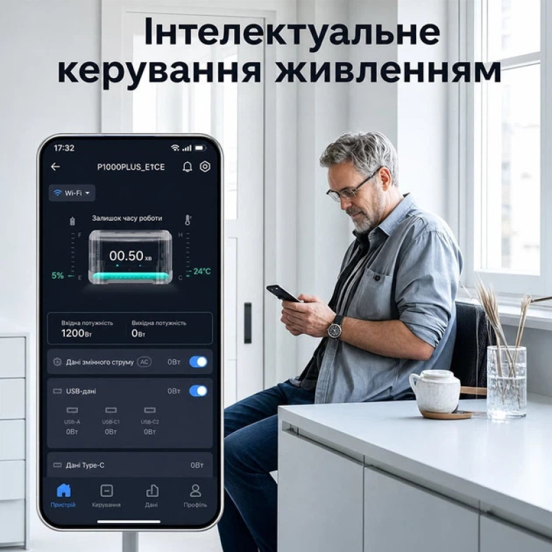 Зарядна станція Oukitel P1000E PLUS, 1800 Вт, 1024 Вт*ч фото 5