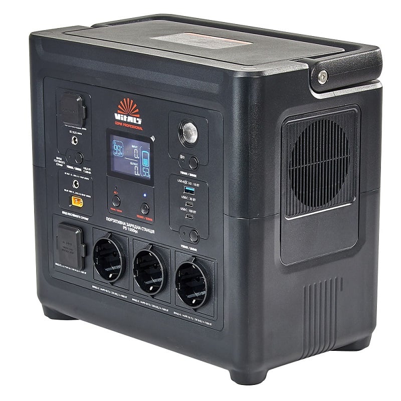 Зарядная станция Vitals Professional PS 1000qc, 835 Вт*ч фото 3