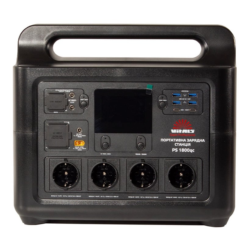 Зарядная станция Vitals Professional PS 1800qc, 1536 Вт*ч фото 1