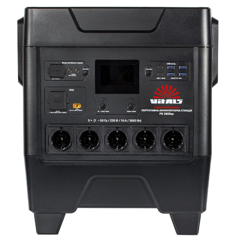 Зарядная станция Vitals Professional PS 3600qc, 3072 Вт*ч фото 1