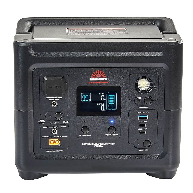 Зарядная станция Vitals Professional PS 500qc, 288 Вт*ч фото 1