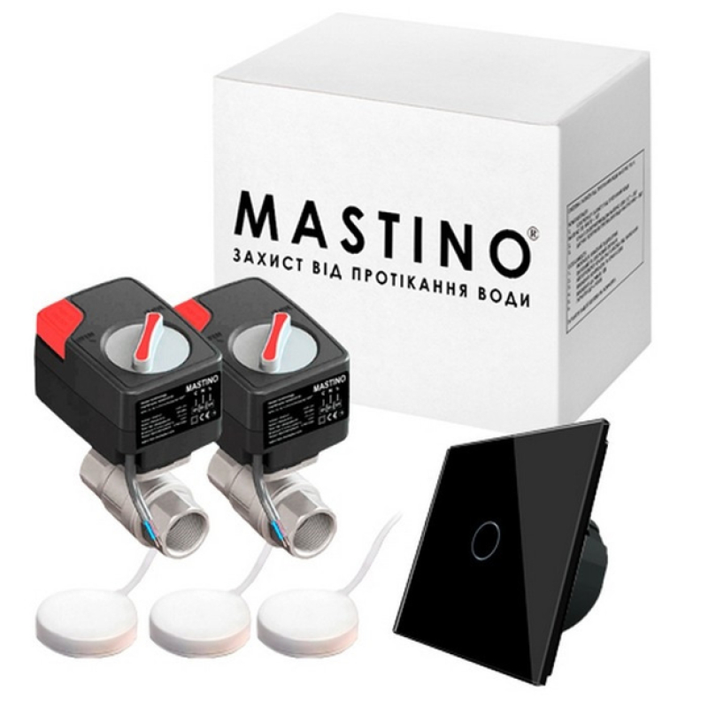 Система защиты от протечек воды Mastino TS2 1/2 Black фото 1