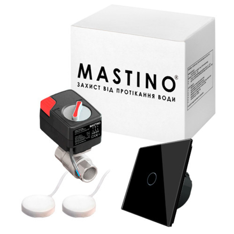 Система защиты от протечек воды Mastino TS2 1/2 Light Black фото 1
