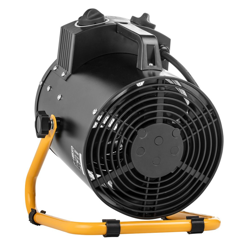 Тепловая пушка электрическая Neo Tools, 3кВт, 80м кв, 354м куб/час, нагрев. элемент – нерж. сталь, IPX4, черный фото 2