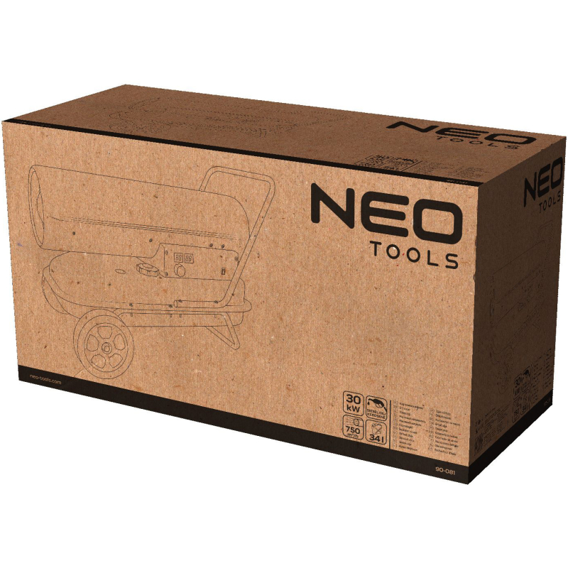 Теплова гармата дизель/гас Neo Tools 90-081 фото 8