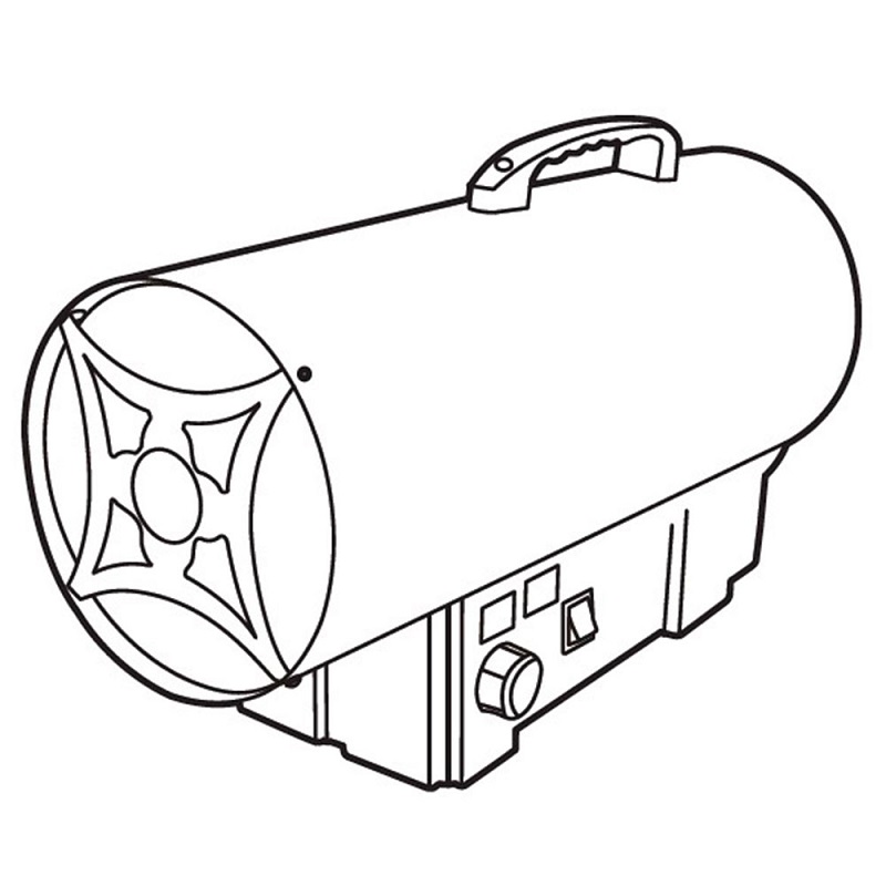 Тепловая пушка (обогреватель газовый) Vitals GH-154t фото 4